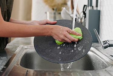 Kuchyňská čistá houba